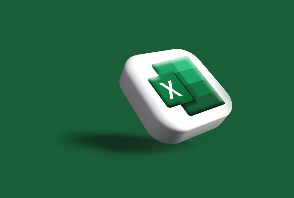 3d excel logo block