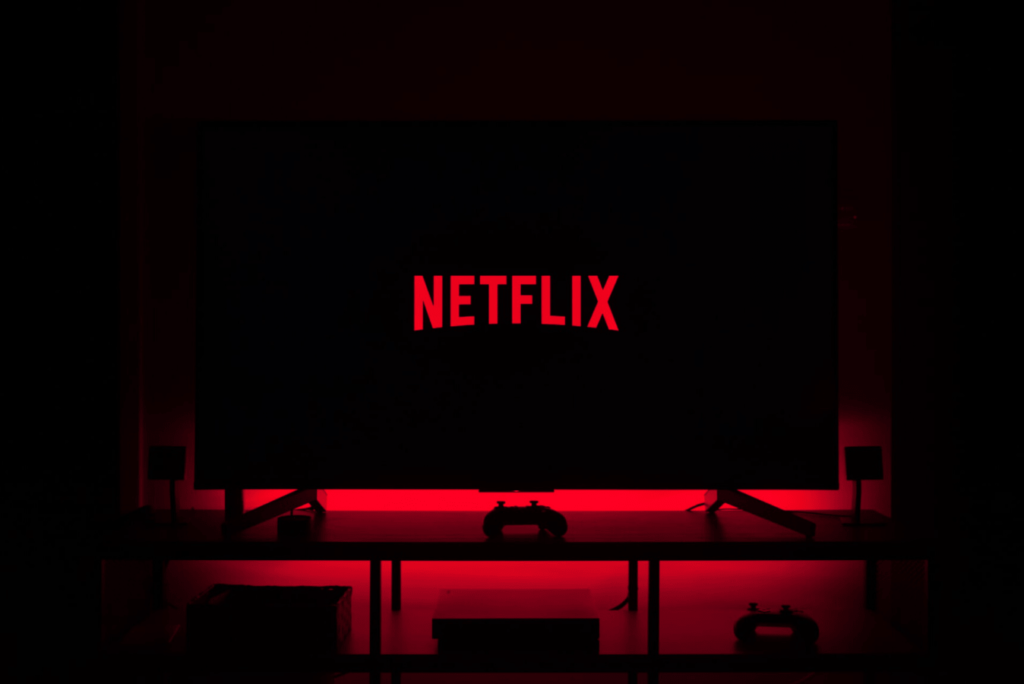 A TV with the Netflix logo.
