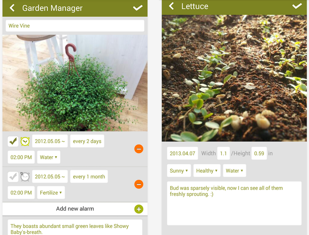 garden manager app