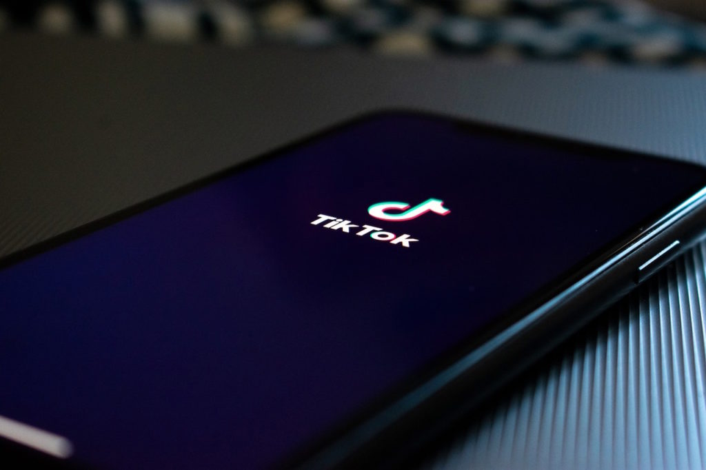 The TikTok app open on a phone.