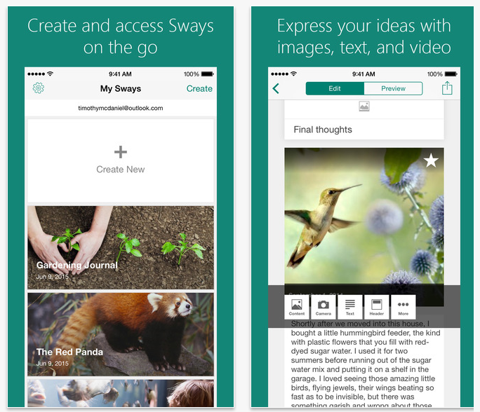 Microsoft’s Sway App Will Supercharge Your Presentation Productivity