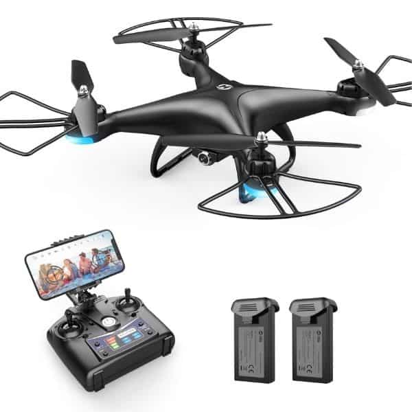 Black Holy Stone HS110D drone with controller remote