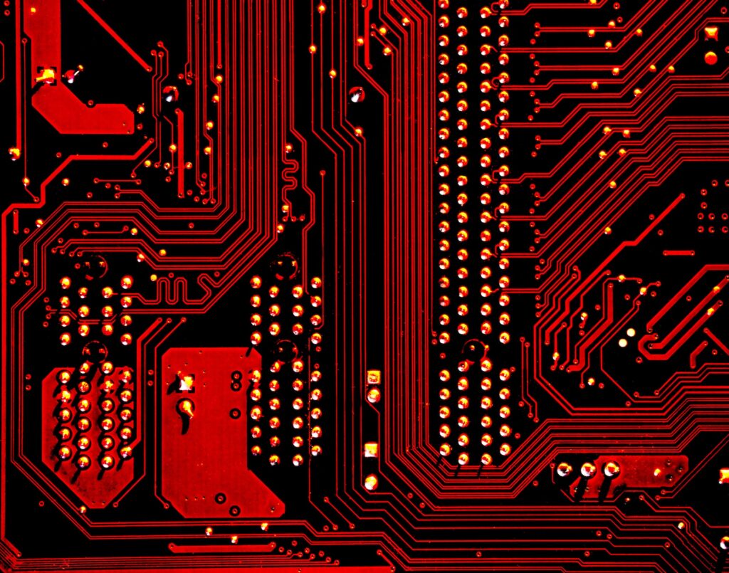 red circuit board