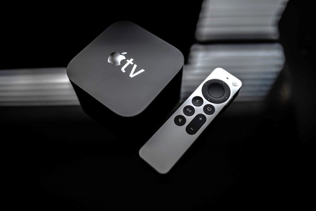 An AppleTV+ hub and remote for streaming the best movies