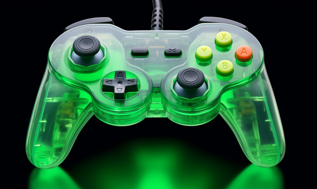 n64 neon green controller