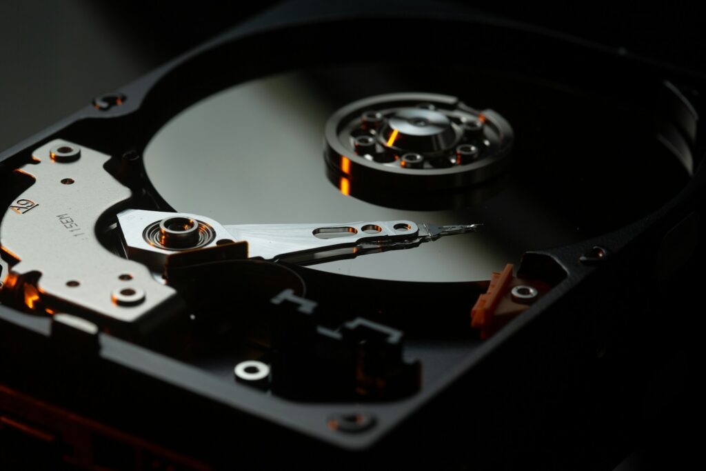 A hard disk drive