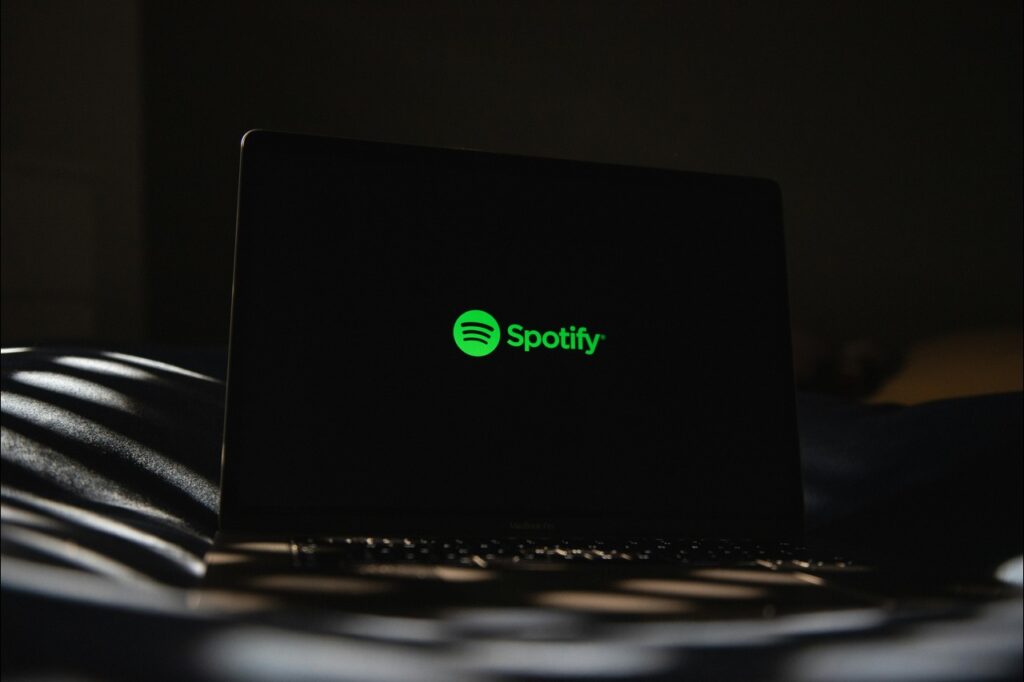 Spotify logo on a device