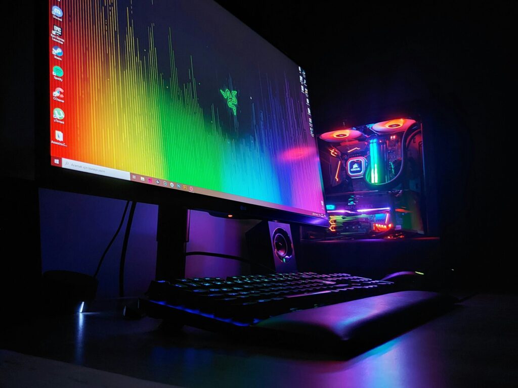 PC gaming setup for 2026 upcoming games.