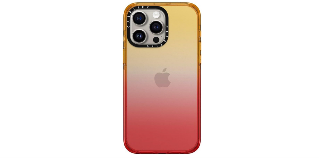 Yellow and orange ombré case